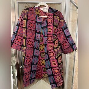Ace & Jig Colorful Geometric Patterned Jacket